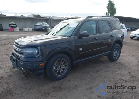 2021 Ford Bronco Sport Big Bend z USA, uszkodzony, nr VIN 3FMCR9B67MRA33152